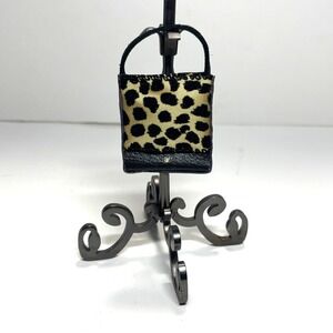 1:6 Artisian OOAK Miniature Doll Tote Kids Leopard Print Animal Print Designer